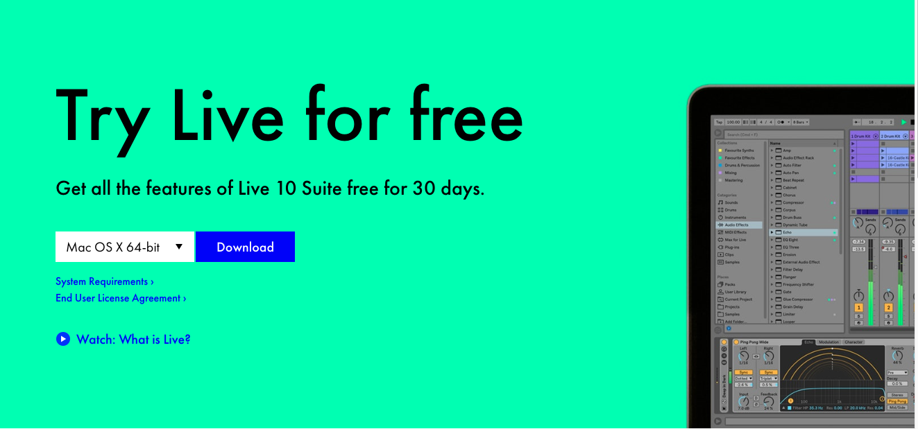 Ableton live 10 free download mac